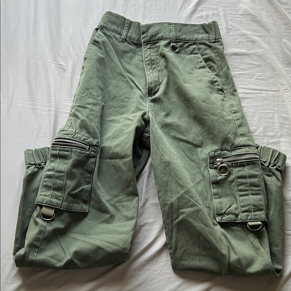 Forever 21 Olive Cargo Pants